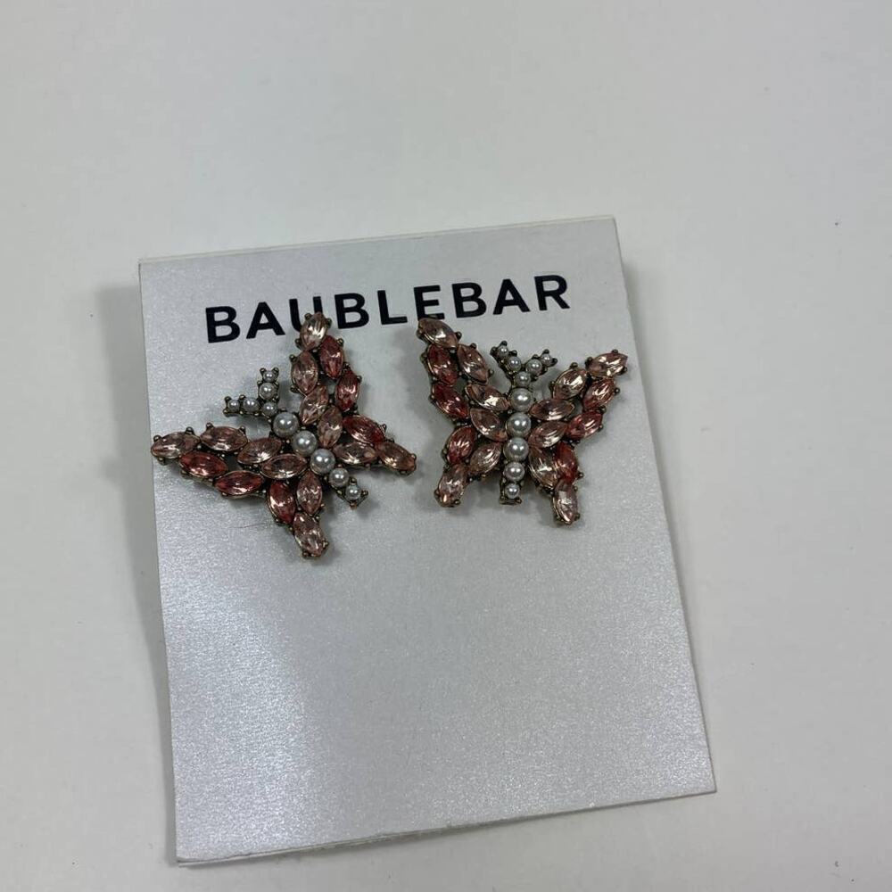 NWT Baublebar Butterfly Earrings